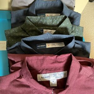 Ten Old Navy shirts.  Men’s size medium.  Like new.